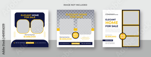 furniture flyer Social media post template for furniture sale. .home sale. Offer social media banners for furniture ads.design.	
