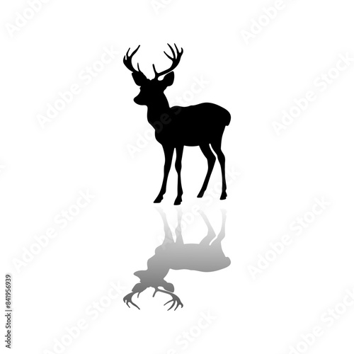deer silhouette vector