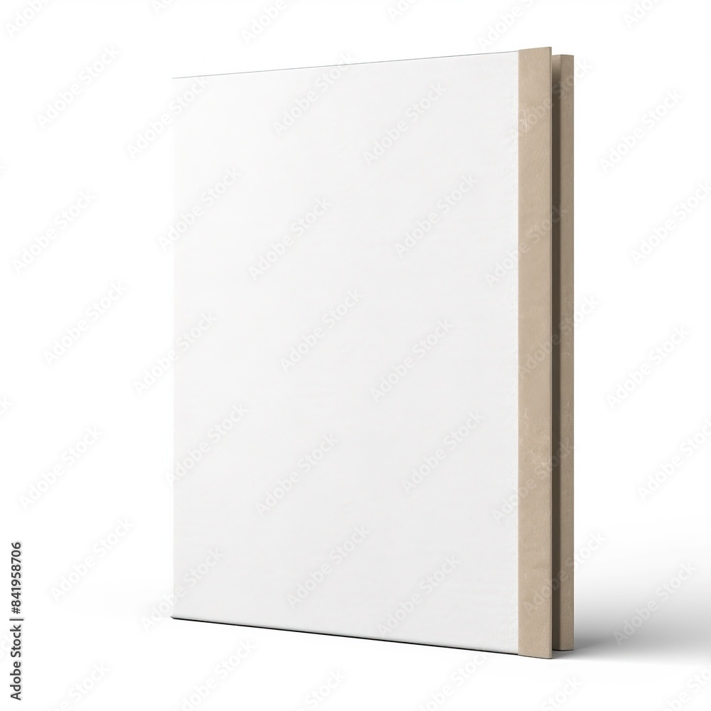blank book in cardboard box cover isolated on white blank book in cardboard box cover isolated on white