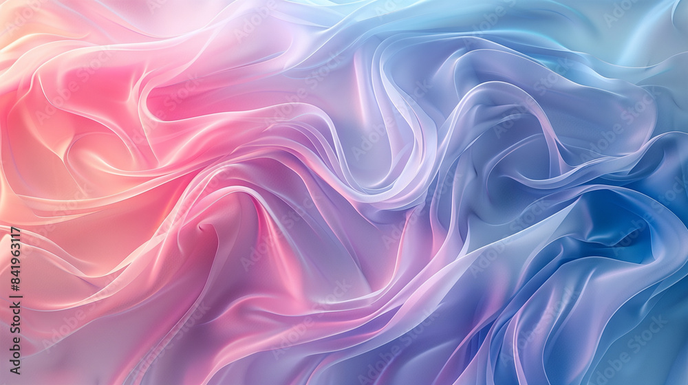 vibrant abstract background featuring fluid, overlapping waves of blue and pink hues vibrant abstract background featuring fluid, overlapping waves of blue and pink hues