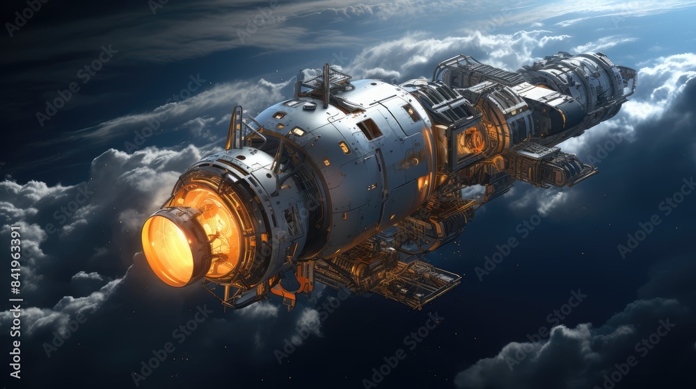 spaceship in the sky spaceship in the sky