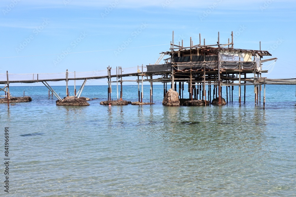 Vasto Marina - Trabocco Cungarelle dalla riva