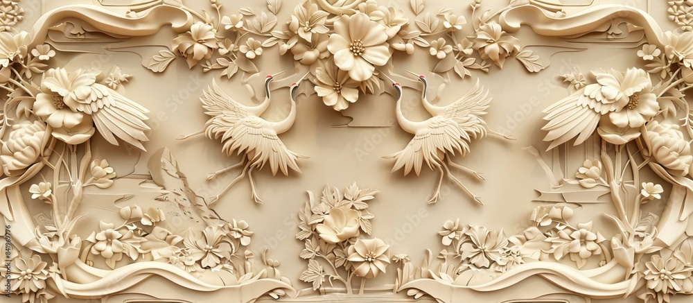 3d animal Wallpaper Background golden art for digital printing wallpaper, mural, custom design wallpaper. AI generated illustration 3d animal Wallpaper Background golden art for digital printing wallpaper, mural, custom design wallpaper. AI generated illustration