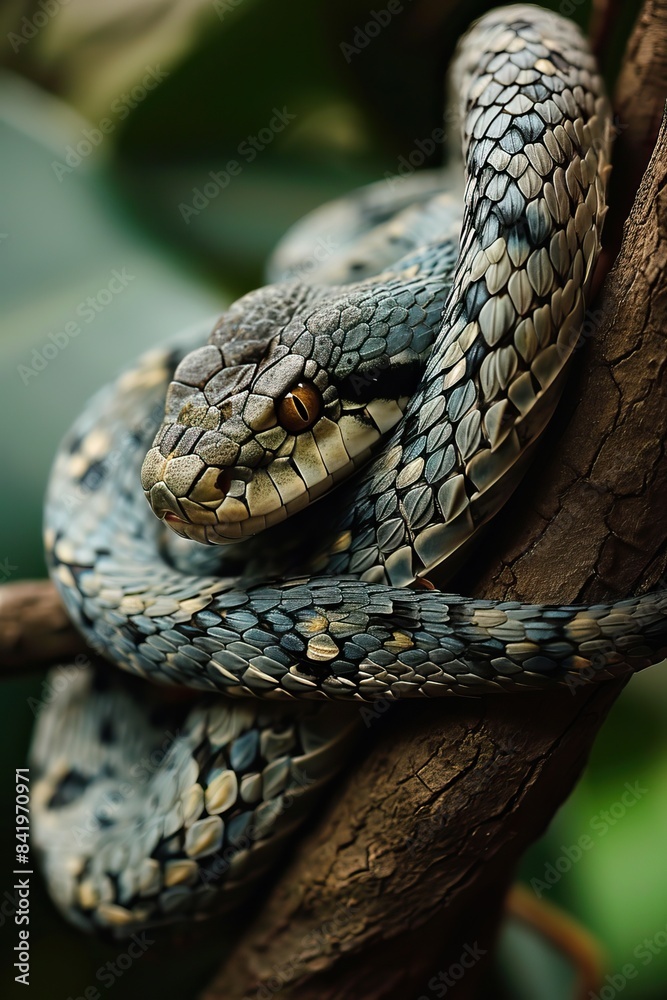 Obraz premium snakes embrace