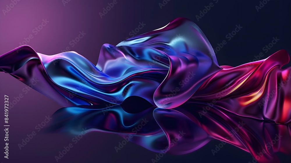 Fototapeta premium Abstract digital shape background