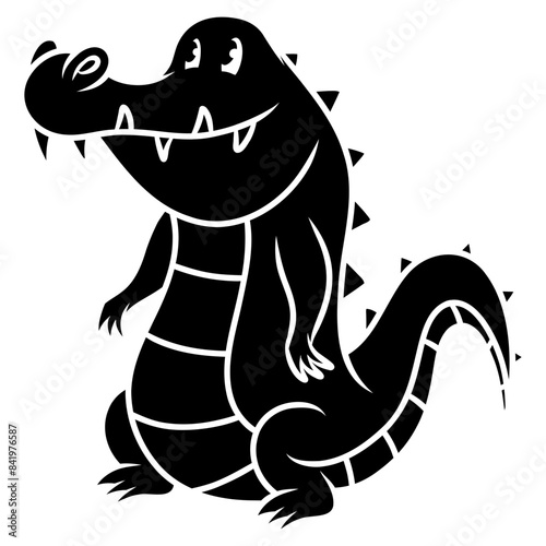 crocodile icon cartoon