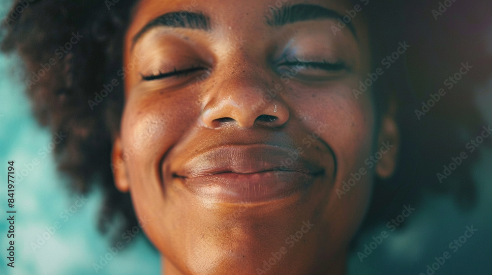 Close-up of a tear of joy rolling down a winner's cheek Close-up of a tear of joy rolling down a winner's cheek