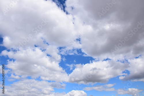 blue sky with clouds