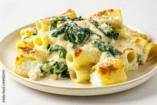 Indulgent Baked Pasta with Ricotta and Spinach