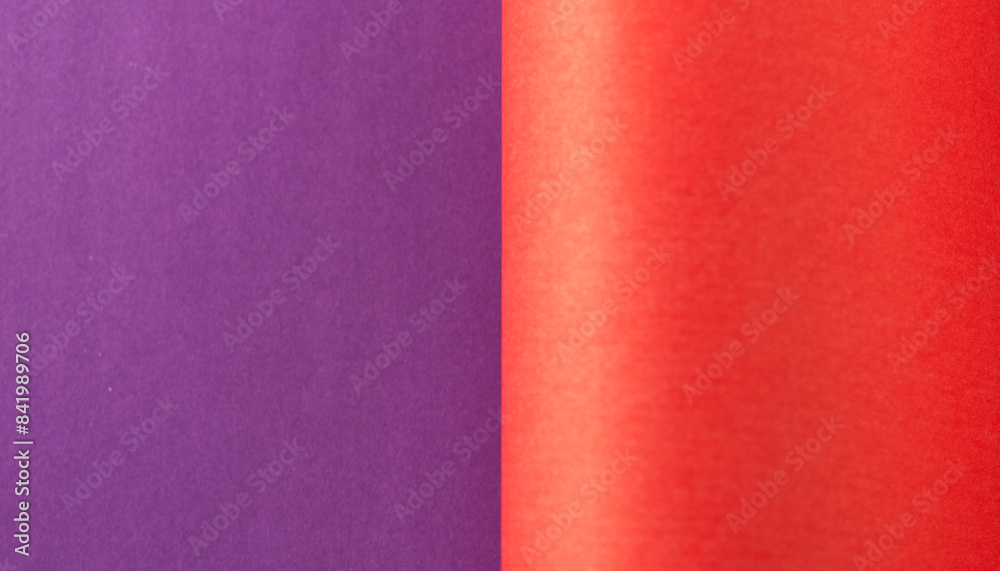 Fototapeta premium Paper texture. Color paper. Two blank colored sheets of paper. Abstract texture background