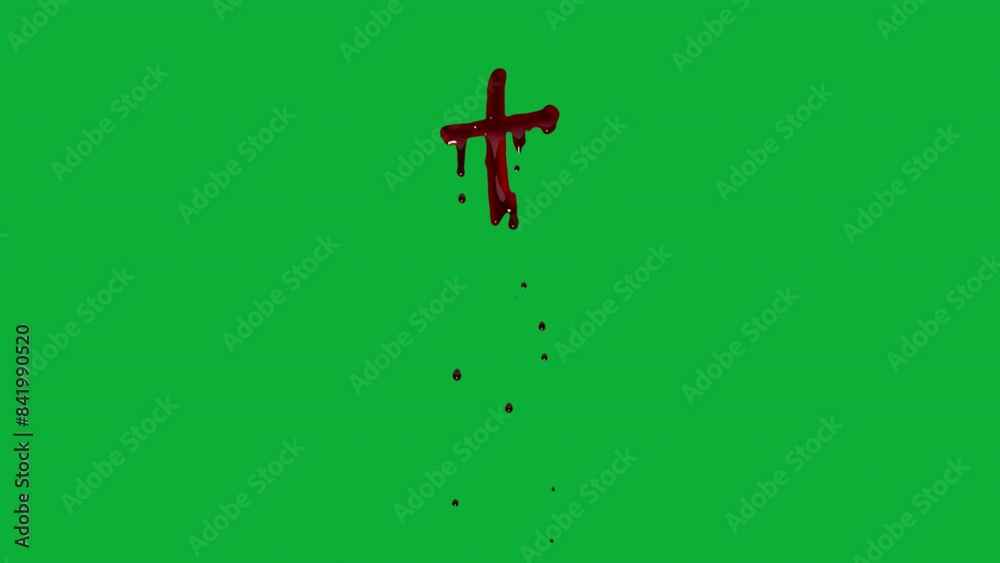 Seamless Bleeding Text Animation Loop for Scary Projects - Unique Effects that Stand Out