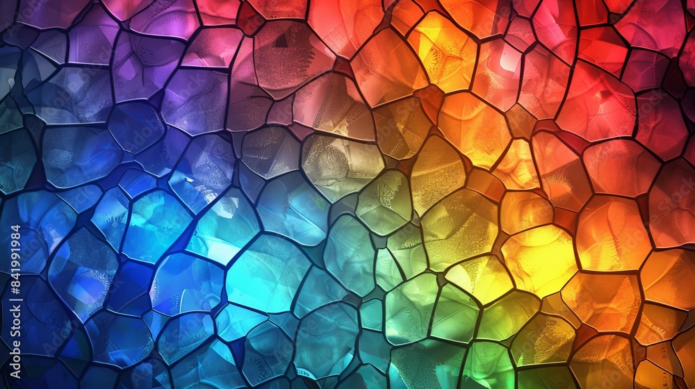 Mosaic background. Generative AI Mosaic background. Generative AI