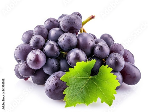Bunch of red grapes with a ...
