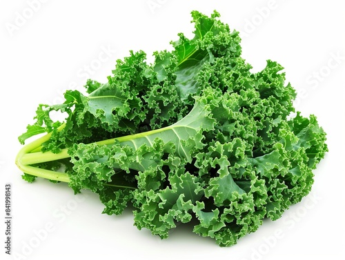 A fresh bunch of kale leave...