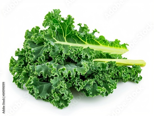 A fresh bunch of kale leave...