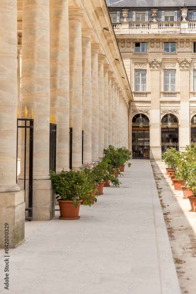 Obraz premium the courtyard of the cathedral of st james country continent