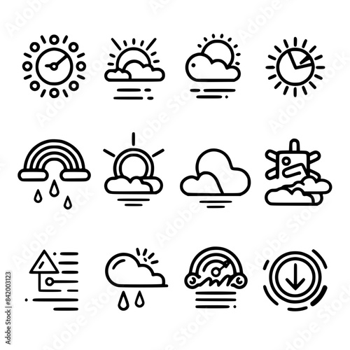 Rain icon, storm icon, weather icon, climate icon, meteorology icon, wind icon, snow icon, moon icon, thunderstorm icon, temperature icon, sun icon, cloud icon, nature icon, sky icon, winter icon, clo