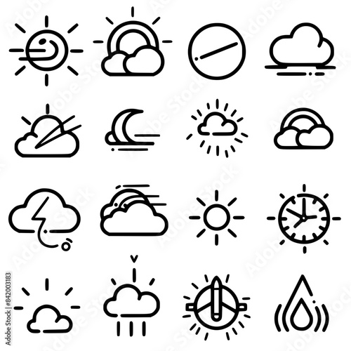 Rain icon, storm icon, weather icon, climate icon, meteorology icon, wind icon, snow icon, moon icon, thunderstorm icon, temperature icon, sun icon, cloud icon, nature icon, sky icon, winter icon, clo