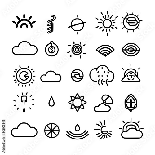 Rain icon, storm icon, weather icon, climate icon, meteorology icon, wind icon, snow icon, moon icon, thunderstorm icon, temperature icon, sun icon, cloud icon, nature icon, sky icon, winter icon, clo
