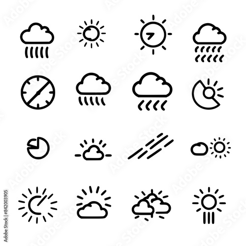 Rain icon, storm icon, weather icon, climate icon, meteorology icon, wind icon, snow icon, moon icon, thunderstorm icon, temperature icon, sun icon, cloud icon, nature icon, sky icon, winter icon, clo