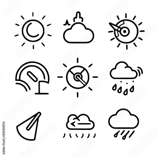 Rain icon, storm icon, weather icon, climate icon, meteorology icon, wind icon, snow icon, moon icon, thunderstorm icon, temperature icon, sun icon, cloud icon, nature icon, sky icon, winter icon, clo
