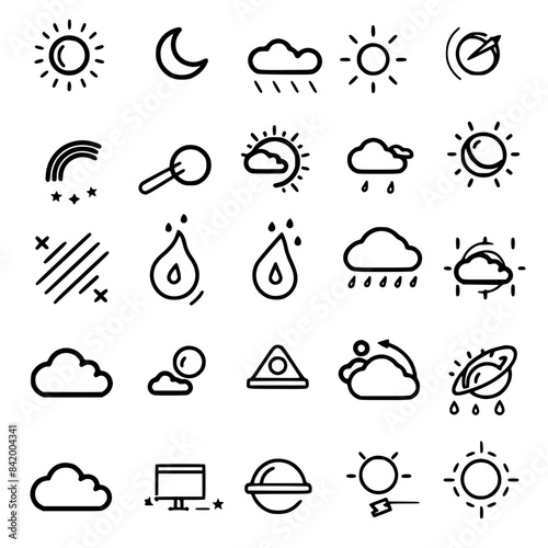 Rain icon, storm icon, weather icon, climate icon, meteorology icon, wind icon, snow icon, moon icon, thunderstorm icon, temperature icon, sun icon, cloud icon, nature icon, sky icon, winter icon, clo