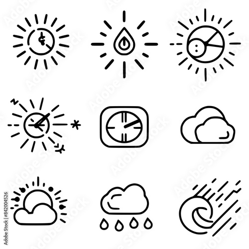 Rain icon, storm icon, weather icon, climate icon, meteorology icon, wind icon, snow icon, moon icon, thunderstorm icon, temperature icon, sun icon, cloud icon, nature icon, sky icon, winter icon, clo