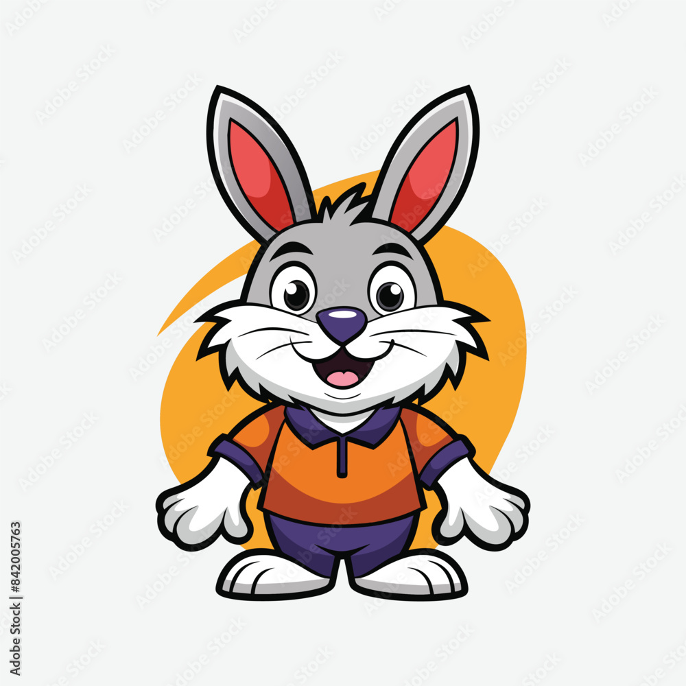 Cute Rabbit Mascot Cute Rabbit Mascot