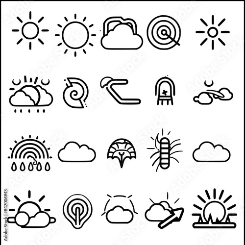 Rain icon, storm icon, weather icon, climate icon, meteorology icon, wind icon, snow icon, moon icon, thunderstorm icon, temperature icon, sun icon, cloud icon, nature icon, sky icon, winter icon, clo