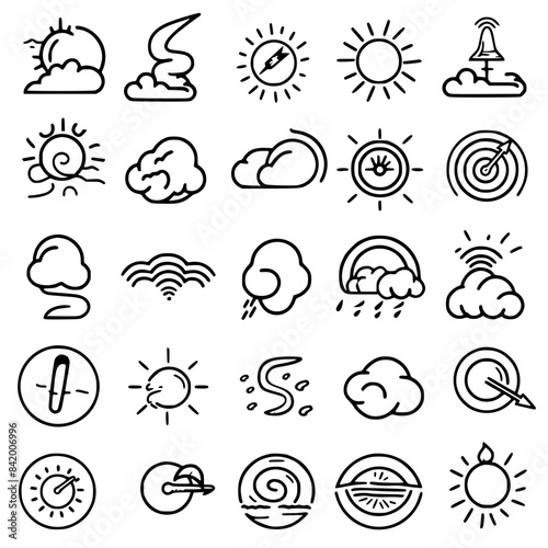 Rain icon, storm icon, weather icon, climate icon, meteorology icon, wind icon, snow icon, moon icon, thunderstorm icon, temperature icon, sun icon, cloud icon, nature icon, sky icon, winter icon, clo