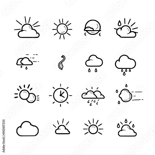 Rain icon, storm icon, weather icon, climate icon, meteorology icon, wind icon, snow icon, moon icon, thunderstorm icon, temperature icon, sun icon, cloud icon, nature icon, sky icon, winter icon, clo