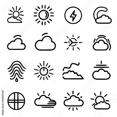 Rain icon, storm icon, weather icon, climate icon, meteorology icon, wind icon, snow icon, moon icon, thunderstorm icon, temperature icon, sun icon, cloud icon, nature icon, sky icon, winter icon, clo