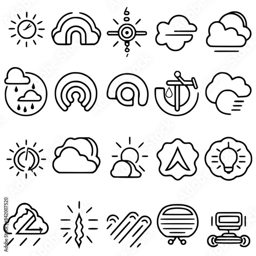 Rain icon, storm icon, weather icon, climate icon, meteorology icon, wind icon, snow icon, moon icon, thunderstorm icon, temperature icon, sun icon, cloud icon, nature icon, sky icon, winter icon, clo