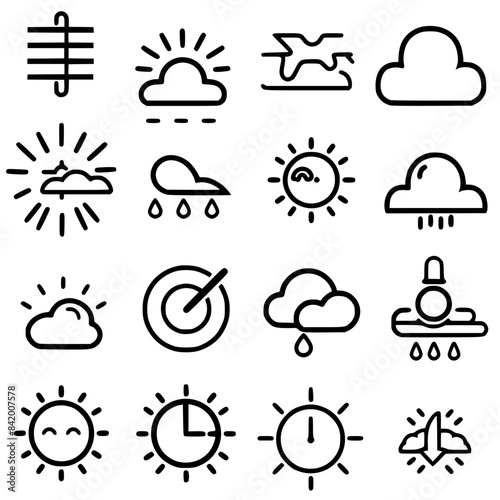 Rain icon, storm icon, weather icon, climate icon, meteorology icon, wind icon, snow icon, moon icon, thunderstorm icon, temperature icon, sun icon, cloud icon, nature icon, sky icon, winter icon, clo