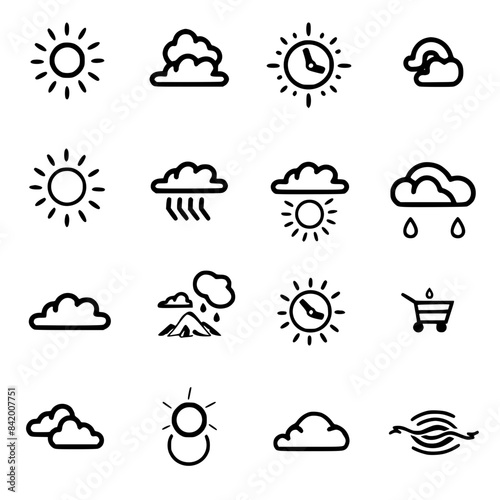 Rain icon, storm icon, weather icon, climate icon, meteorology icon, wind icon, snow icon, moon icon, thunderstorm icon, temperature icon, sun icon, cloud icon, nature icon, sky icon, winter icon, clo