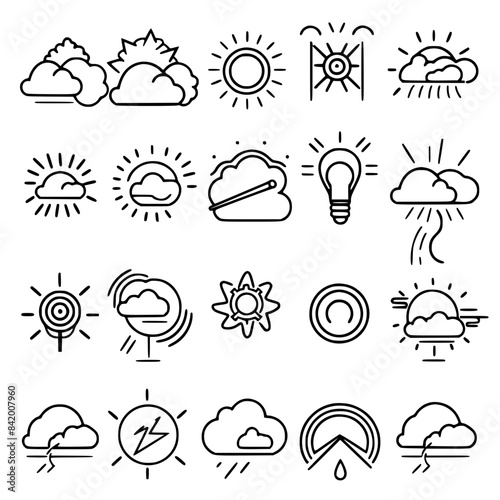 Rain icon, storm icon, weather icon, climate icon, meteorology icon, wind icon, snow icon, moon icon, thunderstorm icon, temperature icon, sun icon, cloud icon, nature icon, sky icon, winter icon, clo