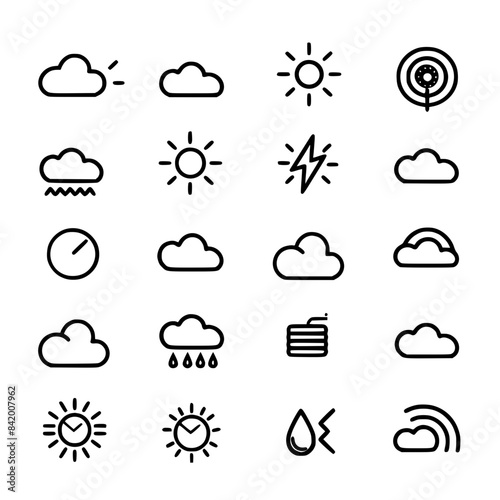 Rain icon, storm icon, weather icon, climate icon, meteorology icon, wind icon, snow icon, moon icon, thunderstorm icon, temperature icon, sun icon, cloud icon, nature icon, sky icon, winter icon, clo