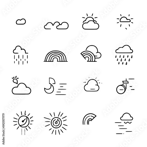 Rain icon, storm icon, weather icon, climate icon, meteorology icon, wind icon, snow icon, moon icon, thunderstorm icon, temperature icon, sun icon, cloud icon, nature icon, sky icon, winter icon, clo