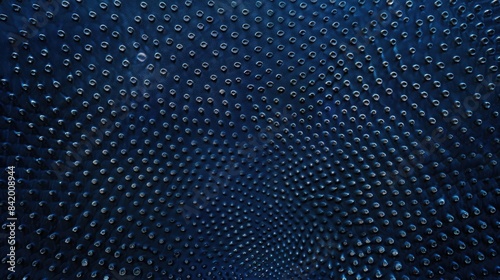 Grainy dots pattern wallpaper in a deep blue hue for design backgrounds
