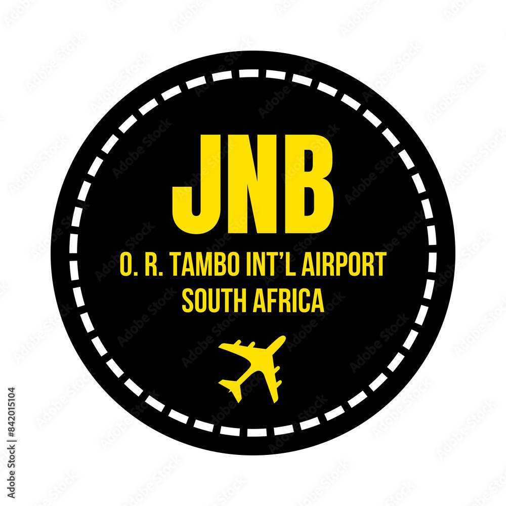 JNB O.R Tambo international airport symbol icon JNB O.R Tambo international airport symbol icon