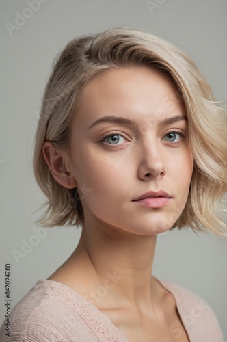 Graceful elegance portrait of Caucasian woman