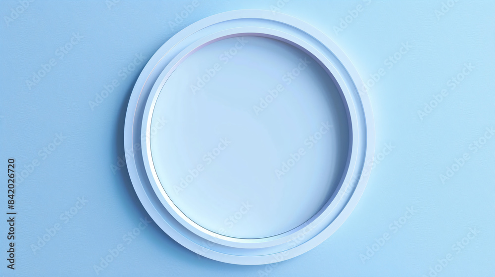 Background - white 3d round shape in the middle Background - white 3d round shape in the middle