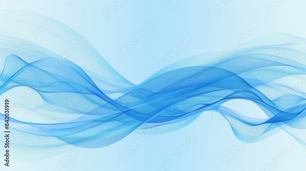 Fototapeta premium Abstract Blue Wave Background, Professional Modern Design Concept