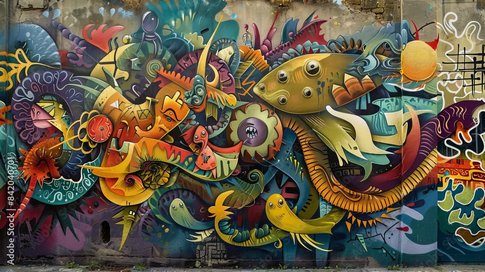 Obraz premium Street Art Murals