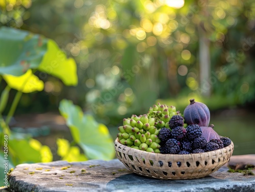 grapes in a basket