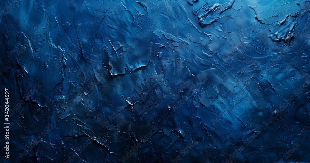 Deep Blue Stucco, Rough Texture on Blue Background, Creating a Bold and Textured Aesthetic Deep Blue Stucco, Rough Texture on Blue Background, Creating a Bold and Textured Aesthetic