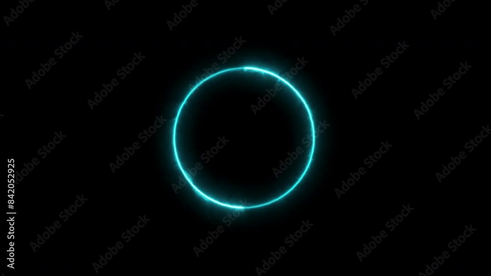 Background multi-colored circle. Spectrum looped animation light glowing neon lines. Background multi-colored circle. Spectrum looped animation light glowing neon lines.