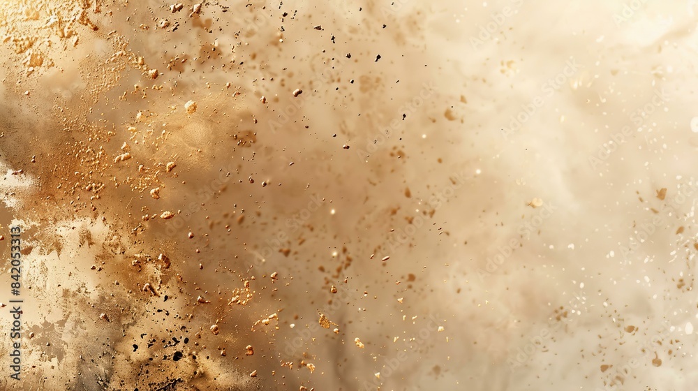 Obraz premium Abstract Gold Dust Explosion, High-Resolution Background for Creative Projects