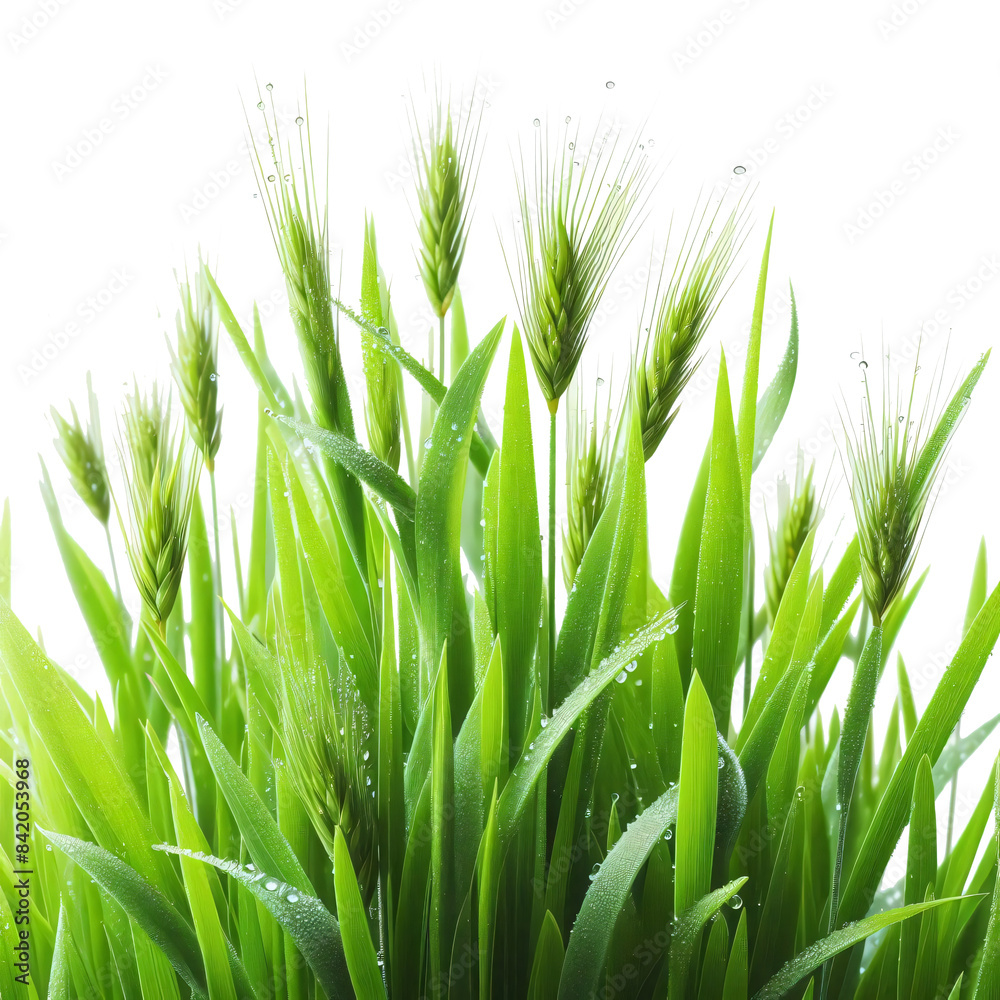 Naklejka premium Grass isolated on transparent background