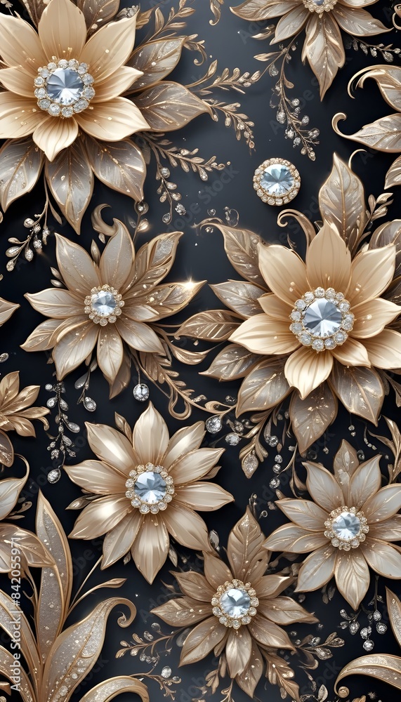 3d floral decorative wallpaper background 3d floral decorative wallpaper background
